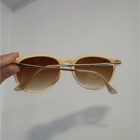 Ray-Ban Beige Sunglasses with Brown Lenses - Picture 3 of 3